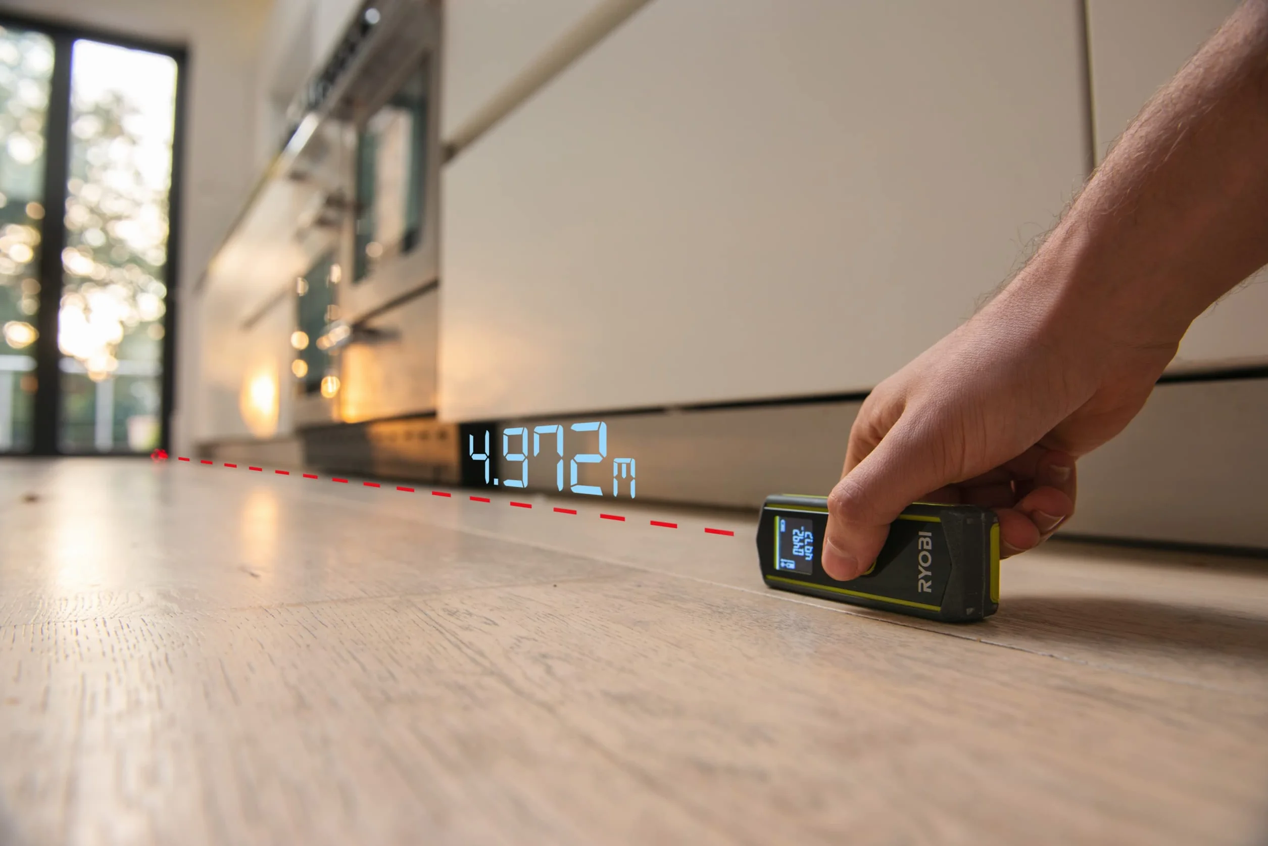 Ryobi Dalmierz Laserowy RBLDM20, 20 m Zasięg Roboczy, 0.15 m-20 m