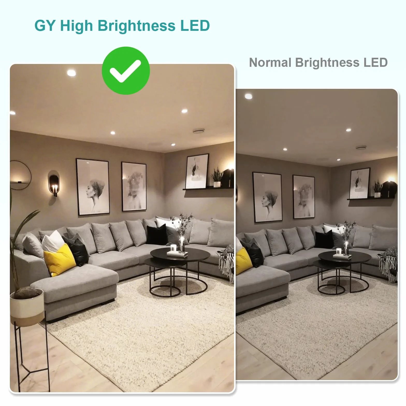 GY GU10 żarówki LED 10 W (odpowiednik 100 W) 1100 lm, 4000K neutralna biel, szerokie wiązki 120°, szkło matowe, nieściemnialna żarówka LED GU10 6 sztuk (zestaw 1)