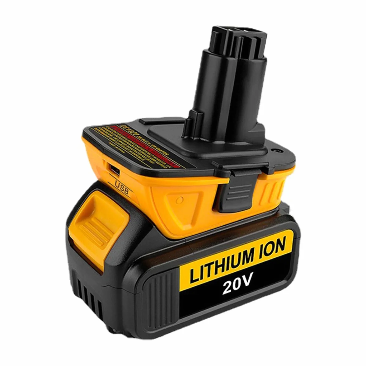 Namvo Adapter akumulatora 20 V DCA1820 do narzędzi 18 V Konwertuj konwerter baterii litowej Narzędzia akumulatorowe