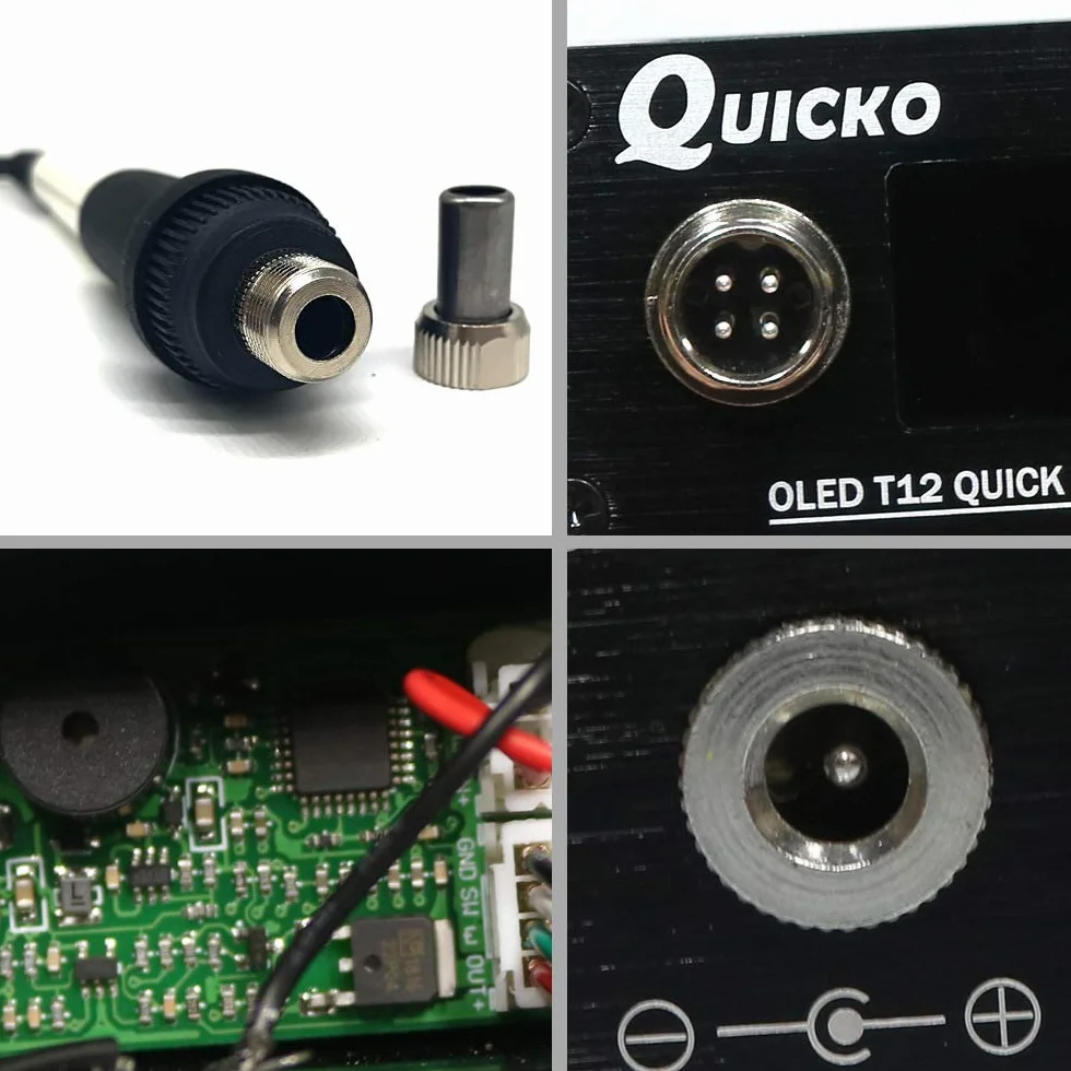 HUIOP T12-942 Spawanie OLED DIY Spawanie elektryczne s Wskazówki dotyczące temperatury z końcówkami K-i uchwytem