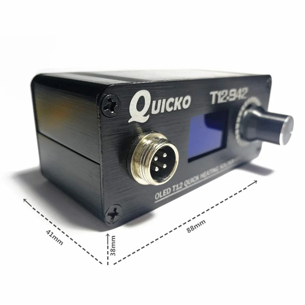 HUIOP T12-942 Spawanie OLED DIY Spawanie elektryczne s Wskazówki dotyczące temperatury z końcówkami K-i uchwytem