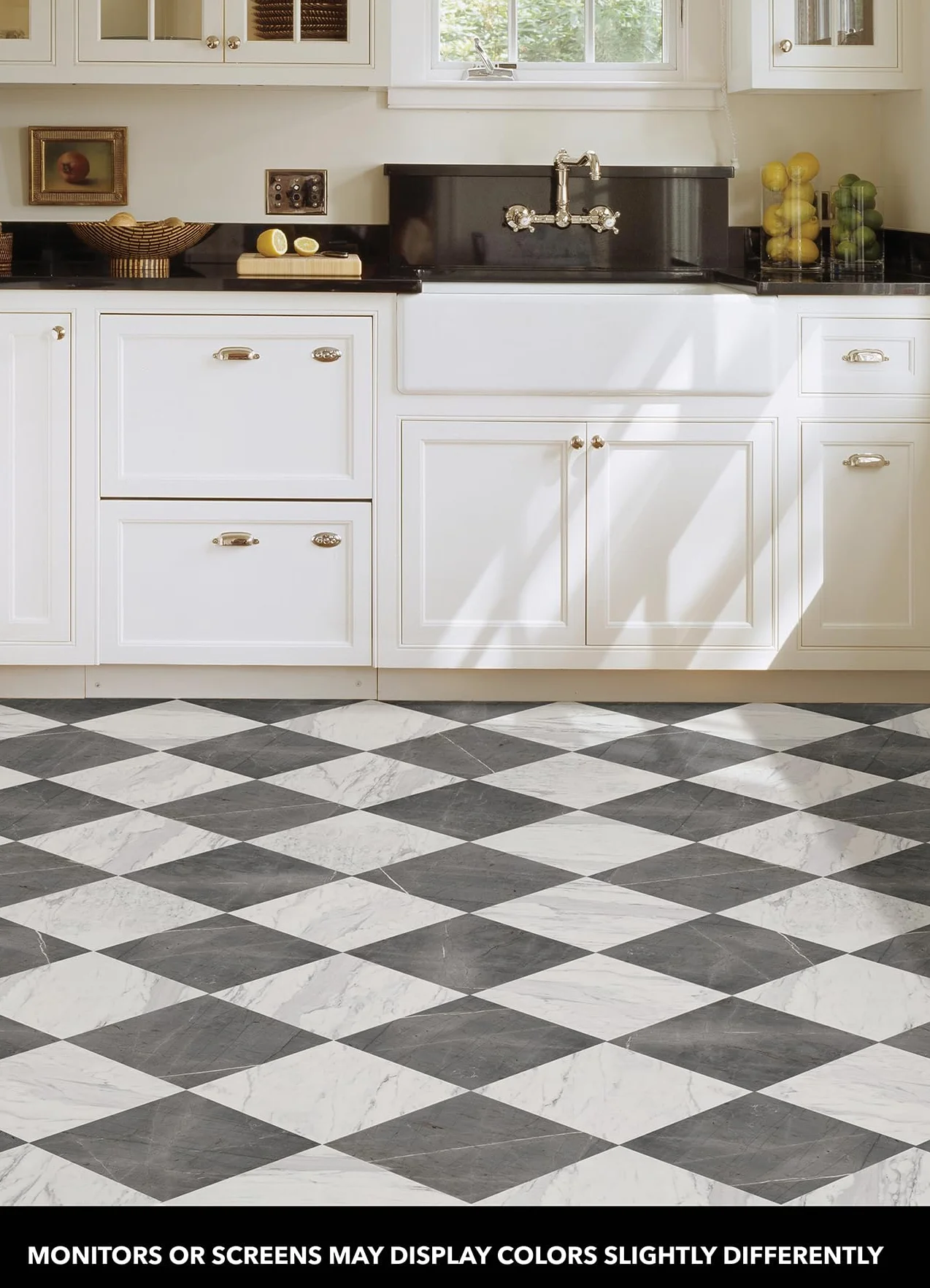 FloorPops Bonneville płytki podłogowe 30 cm x 30 cm szary biały marmur odklej i przyklej