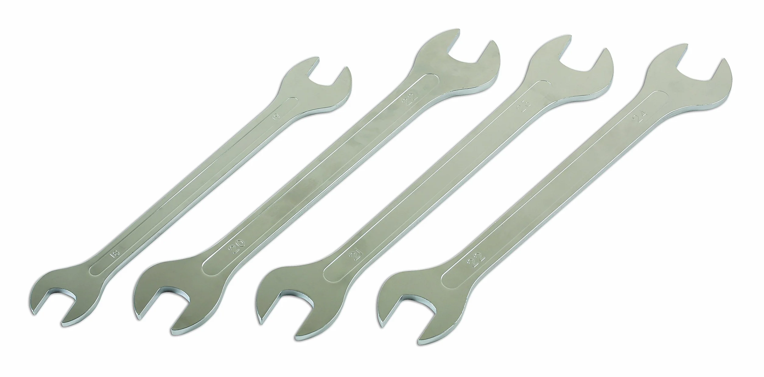 Zestaw kluczy laserowych 6789 - Ultra cienki 4 szt, srebrny