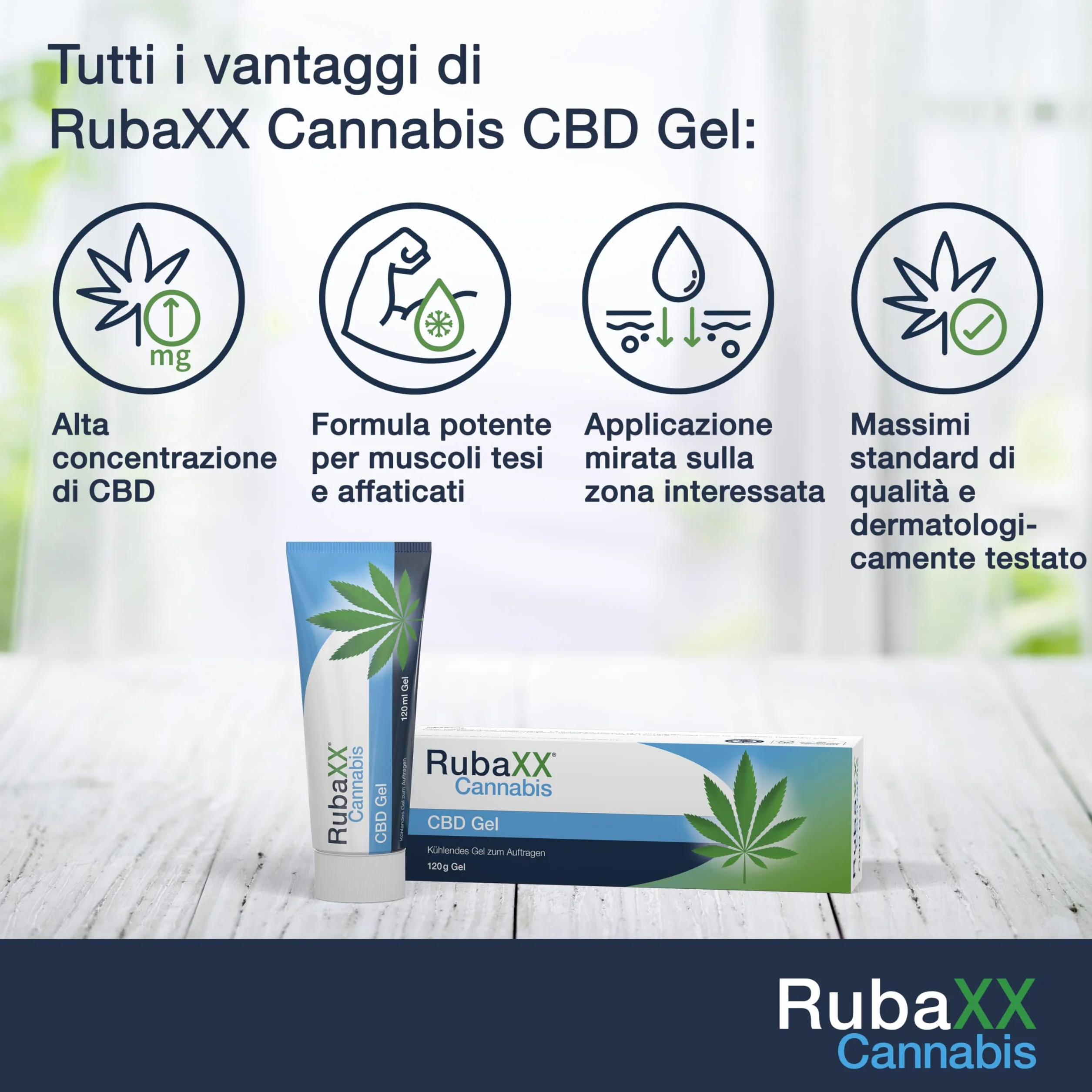 RubaXX Konopie CBD żel 120 g