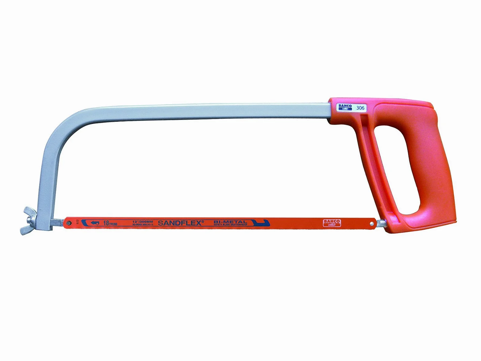 Arco Para Metales | Adjustable hacksaw frame accepts 10in and 12in blades for DIY use