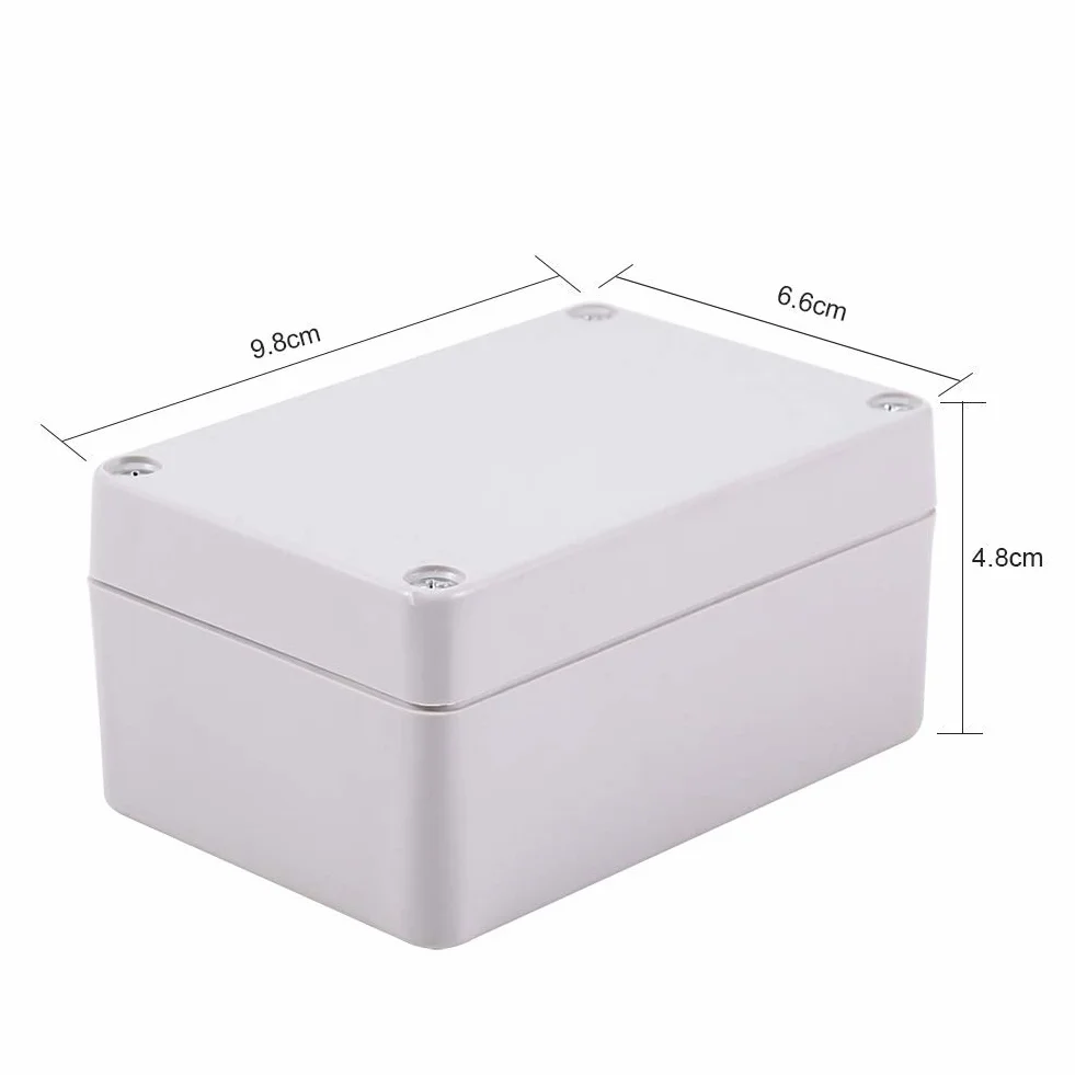 Plastikowa Skrzynka Przyłączeniowa, IP65 Wodoodporna, Pyłoszczelna, 100 x 68 x 50 mm
