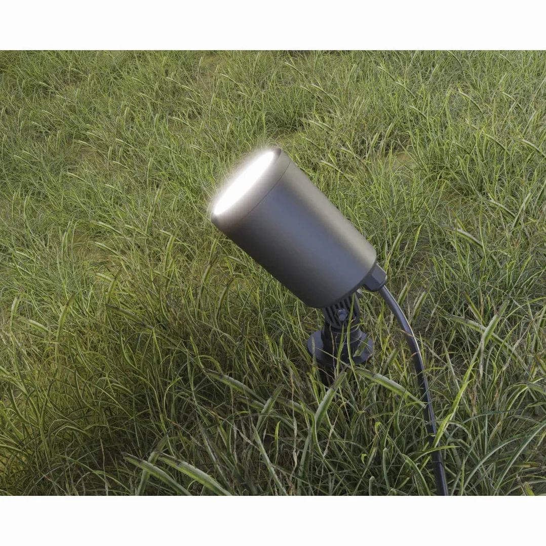 Hama lampa ogrodowa Wi-Fi (WiFi, WLAN, kolory RGB, wodoodporna, inteligentne oświetlenie, multi colour, ciepła biel, 7 W, 450 lumenów, IP65) czarna
