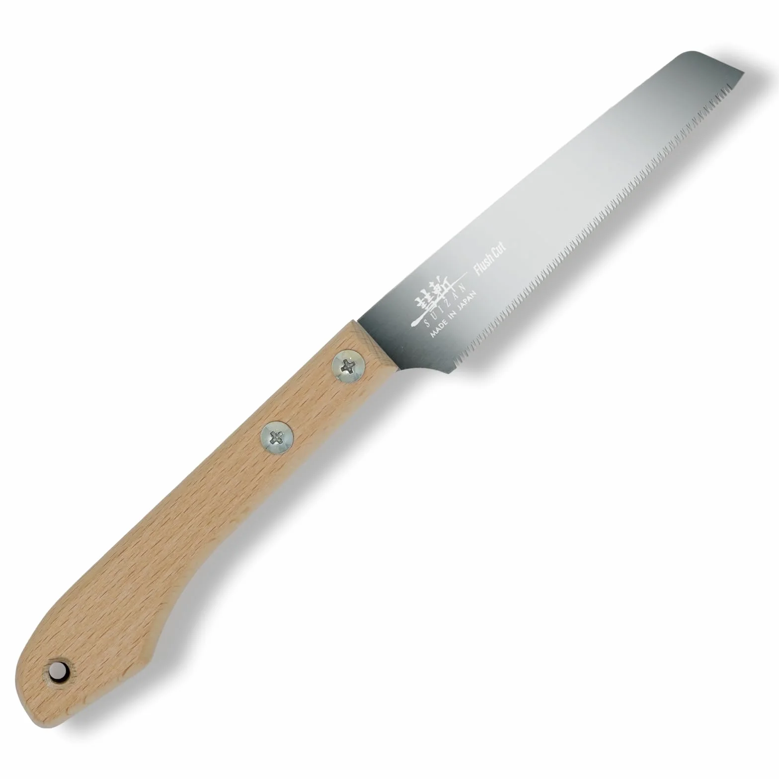 SUIZAN Mała Piła Ręczna 120mm Ostrze do Cięcia Płaskiego - Kompaktowa Japońska Płatnica Ciągniona Jednostronna Narzędzia Stolarskie do Kołków