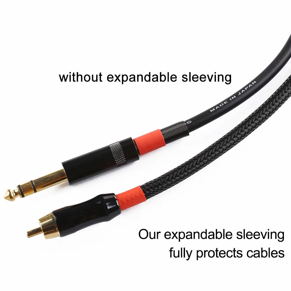 6 mm i 13 mm-15 m PET rozszerzalny wąż kablowy opaska kablowa osłona kabla czarny -Alex Tech kabel Sleeve