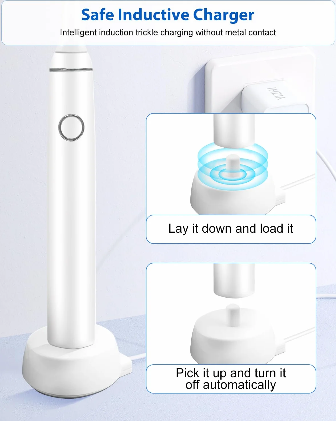 Ładowarka USB do elektrycznej szczoteczki do zębów Oral B, ładowarka, stacja ładująca, gniazdko elektryczne do serii B IO, typ 3757, kabel do ładowania, przenośna, kompatybilna z iO6, iO5, iO4, iO3