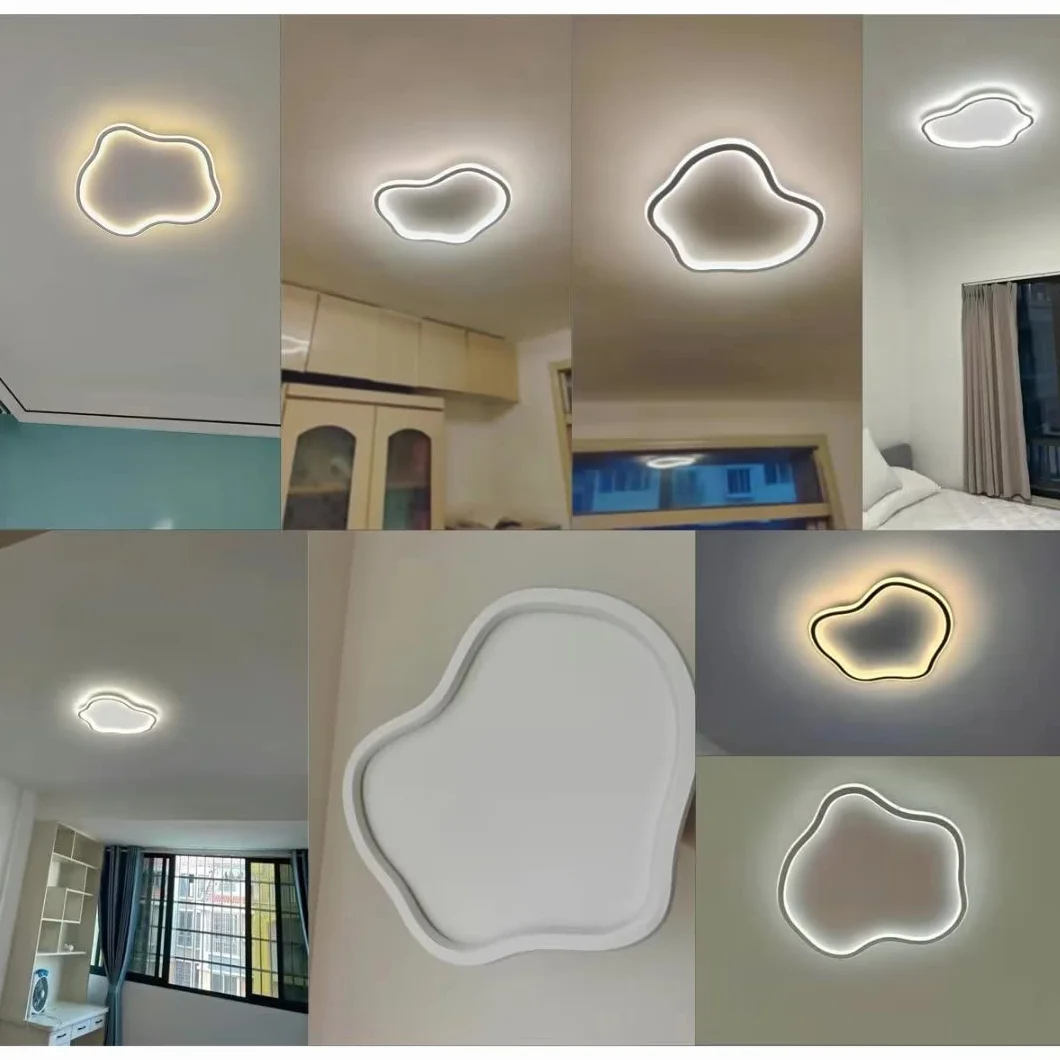 Lampa sufitowa LED Cloud Pojedynczy żyrandol, lampa sufitowa do pokoju dziecięcego, do sypialni, salonu, pokoju chłopca, dziewczynki, 50 W, bezstopniowe ściemnianie, 15,9 cala