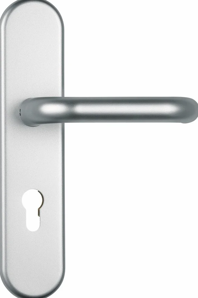 ABUS Okucie ochronne drzwi KLZS714 FS1 z osłoną cylindra - srebrne - 42555