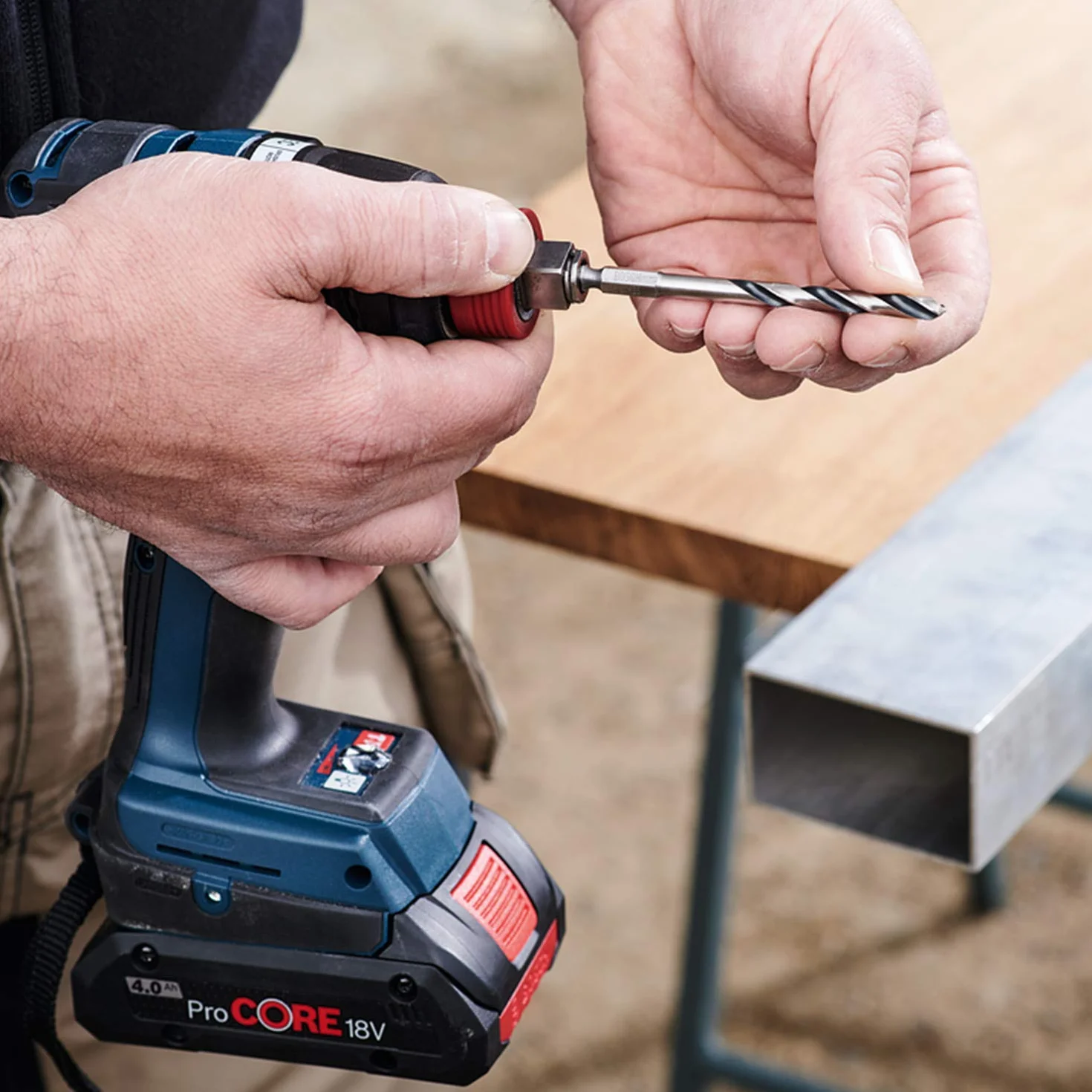 Bosch Professional 5-częściowy Zestaw Wierteł z Uchwytem Sześciokątnym PointTeQ (do metalu, Ø 2-6 mm, długość całkowita 60-98 mm, uchwyt sześciokątny ¼", osprzęt do wkrętarek udarowych i wiertarek)