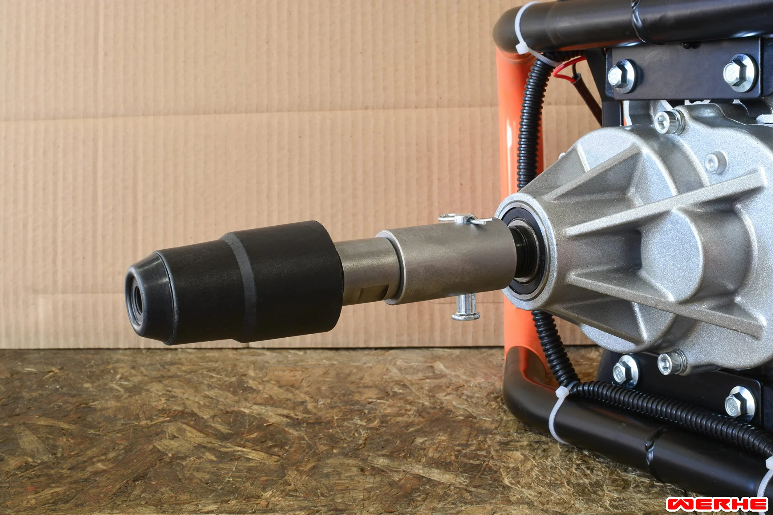 UNF WERHE adapter uchwytu wiertarskiego SDS Plus na 1/2-20 | do wiertarek udarowych, metal, tworzywo sztuczne, szerokość 42 mm, długość 102 mm, 380 g, szybka wymiana, klucz standardowy
