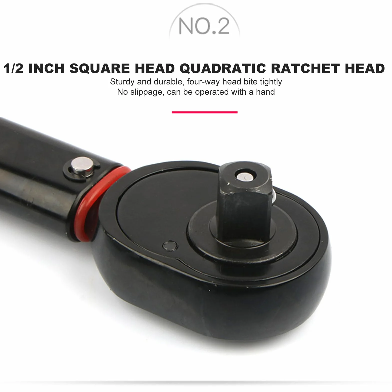 Klucz dynamometryczny 1/2 Ergonomiczne regulowane narzędzia mechaniczne | Grzechotkowy klucz dynamometryczny Dla mechaników samochodowych i inżynierów