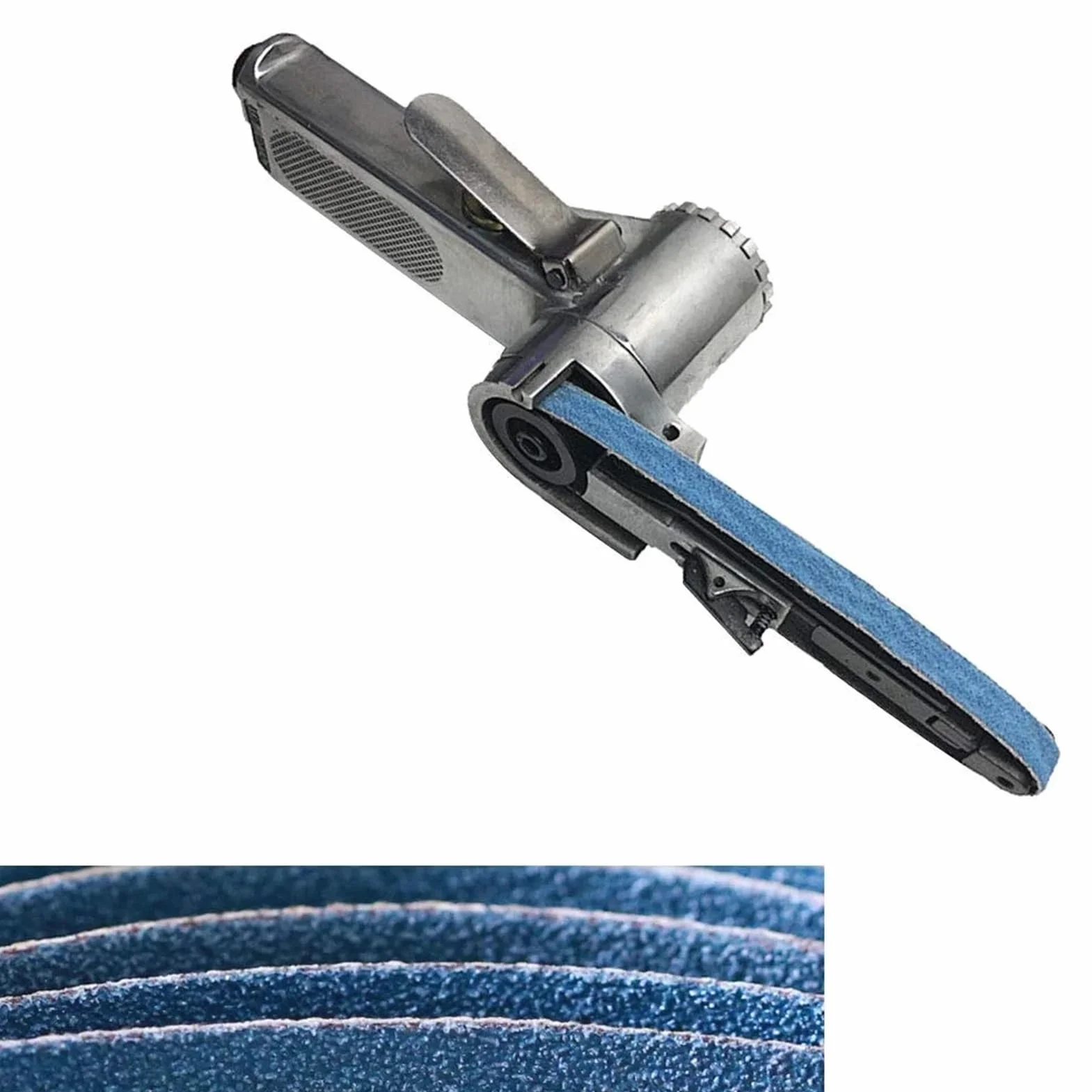 Pasy szlifierskie do drewna i metalu - 330x10mm, 452x15mm, 457x13mm - Trwałe pasy ścierne do szlifowania i polerowania-1szt(P40x520x20mm)