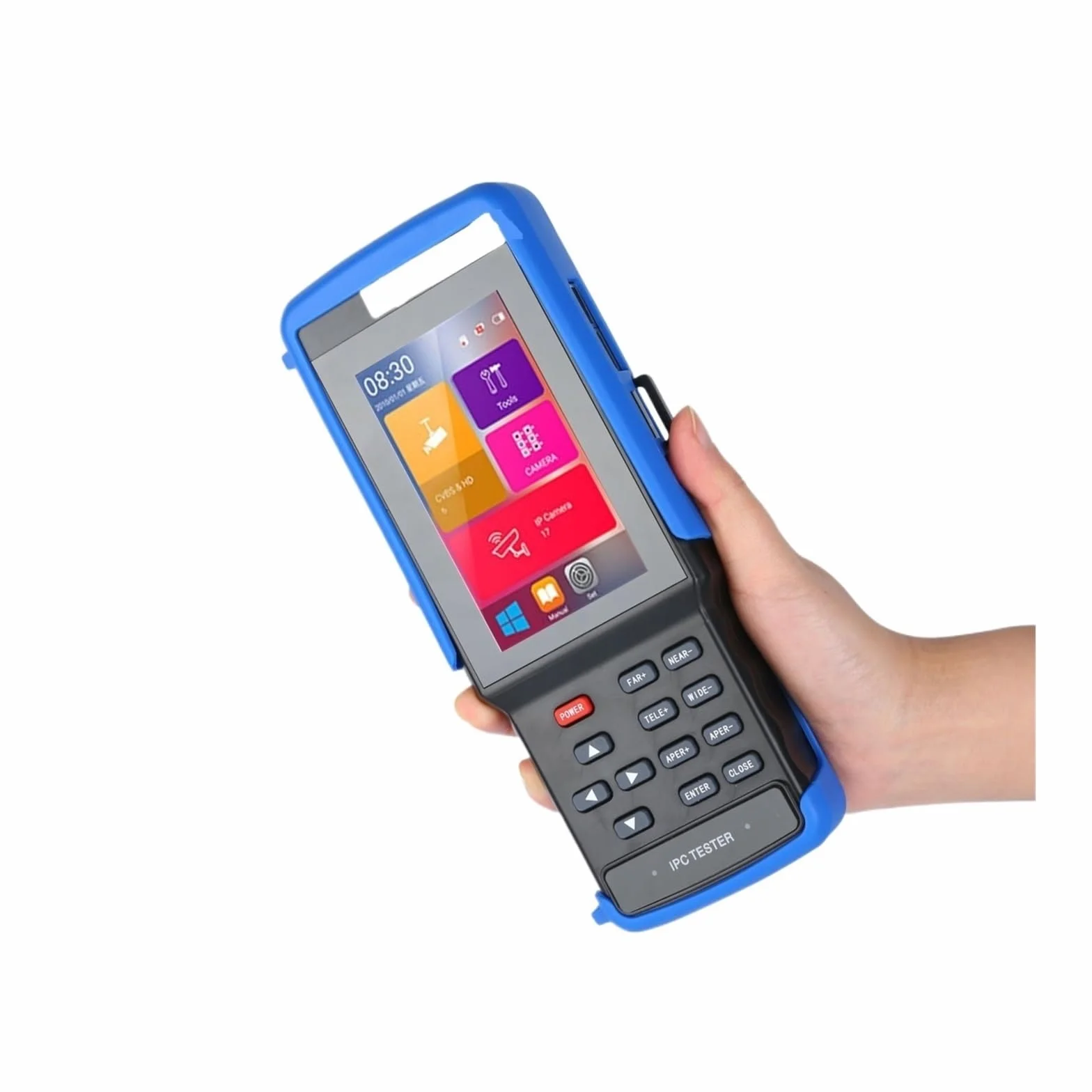 Tester CCTV, IPC9310 Plus 4k Tester kamer bezpieczeństwa | Z IP 1080P 8MP AHD TVI CVI CVBS SDI All In 1 Tester CCTV Monitor Utp Optyczny POE do testowania kamer CCTV i IP.