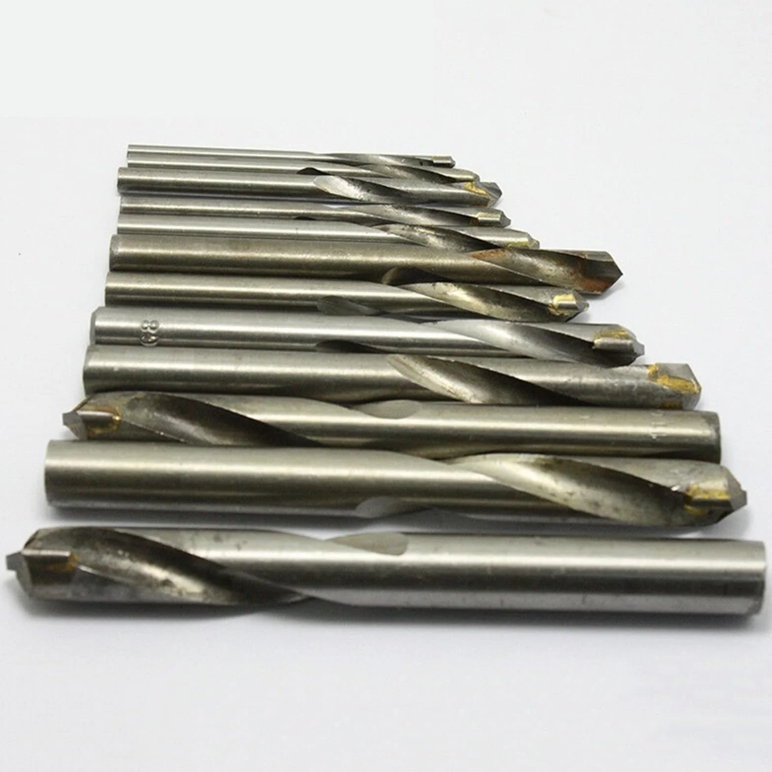 10 szt. 3-20 mm końcówka z twardego metalu wiertła TCT ślusarz wiertła do żeliwa aluminium betonu (rozmiar: 7 mm)