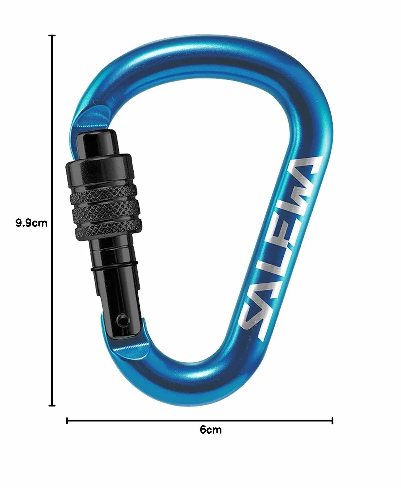 Salewa Hms Screw G2, niebieski, MED, uniseks