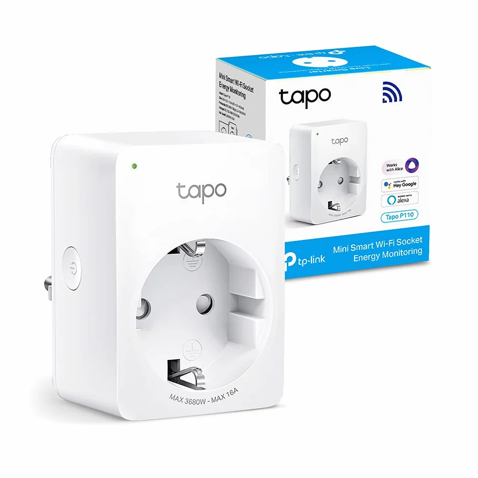 Tp-Link Tapo P110 Inteligentne Gniazdko Wi-Fi, Biały, 1 gniazdko