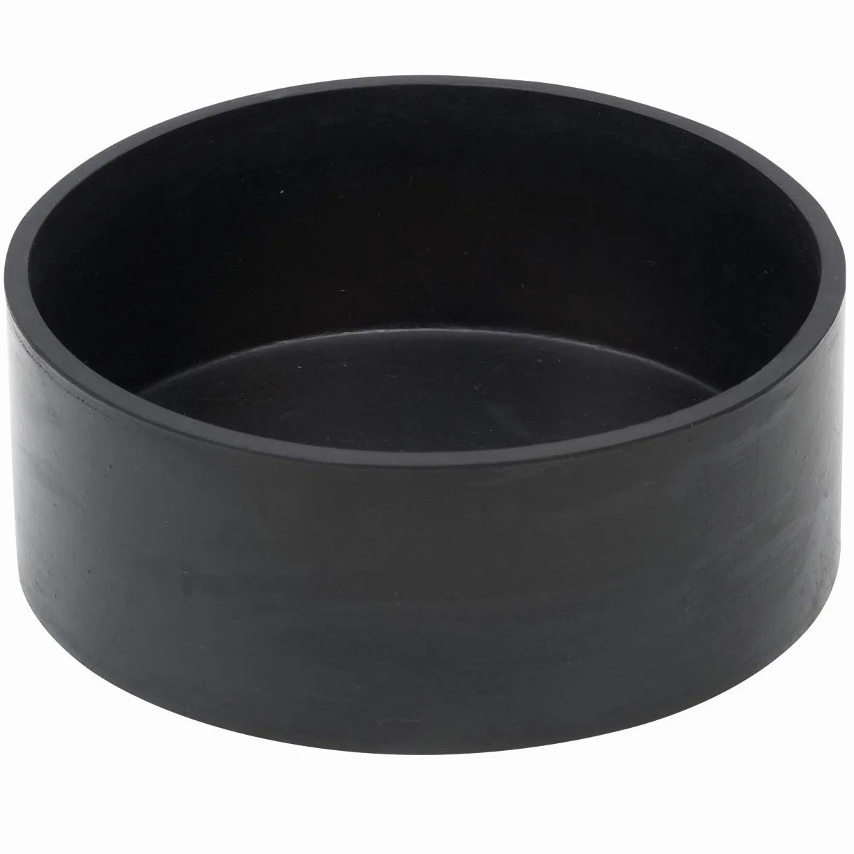 Connex Kubek gipsowy Ø 150 x 45 mm - czarny - kształt cylindryczny - wytrzymałe i elastyczne miękkie PCW - do mieszania gipsu, masy szpachlowej itp. / kubek do mieszania/miska gipsowa / COX880153