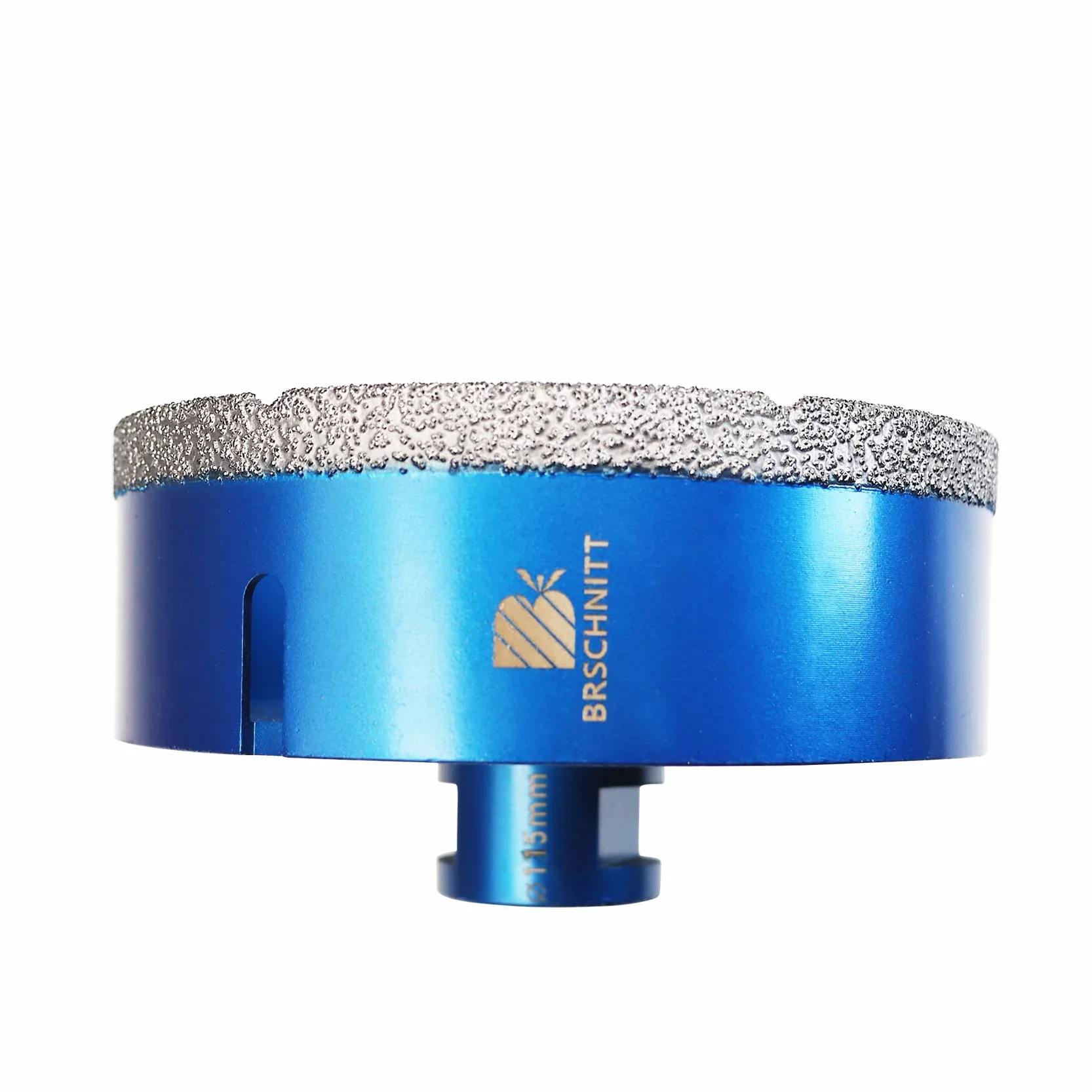 Wiertło diamentowe 115mm, BRSCHNITT 1 szt. M14 lutowane próżniowo diamentowe wiertło rdzeniowe Otwornica do płytek kamionkowych kamionkowych Ceramiczne marmurowe wiercenie granitowe, odpowiednie do szlifierek kątowych