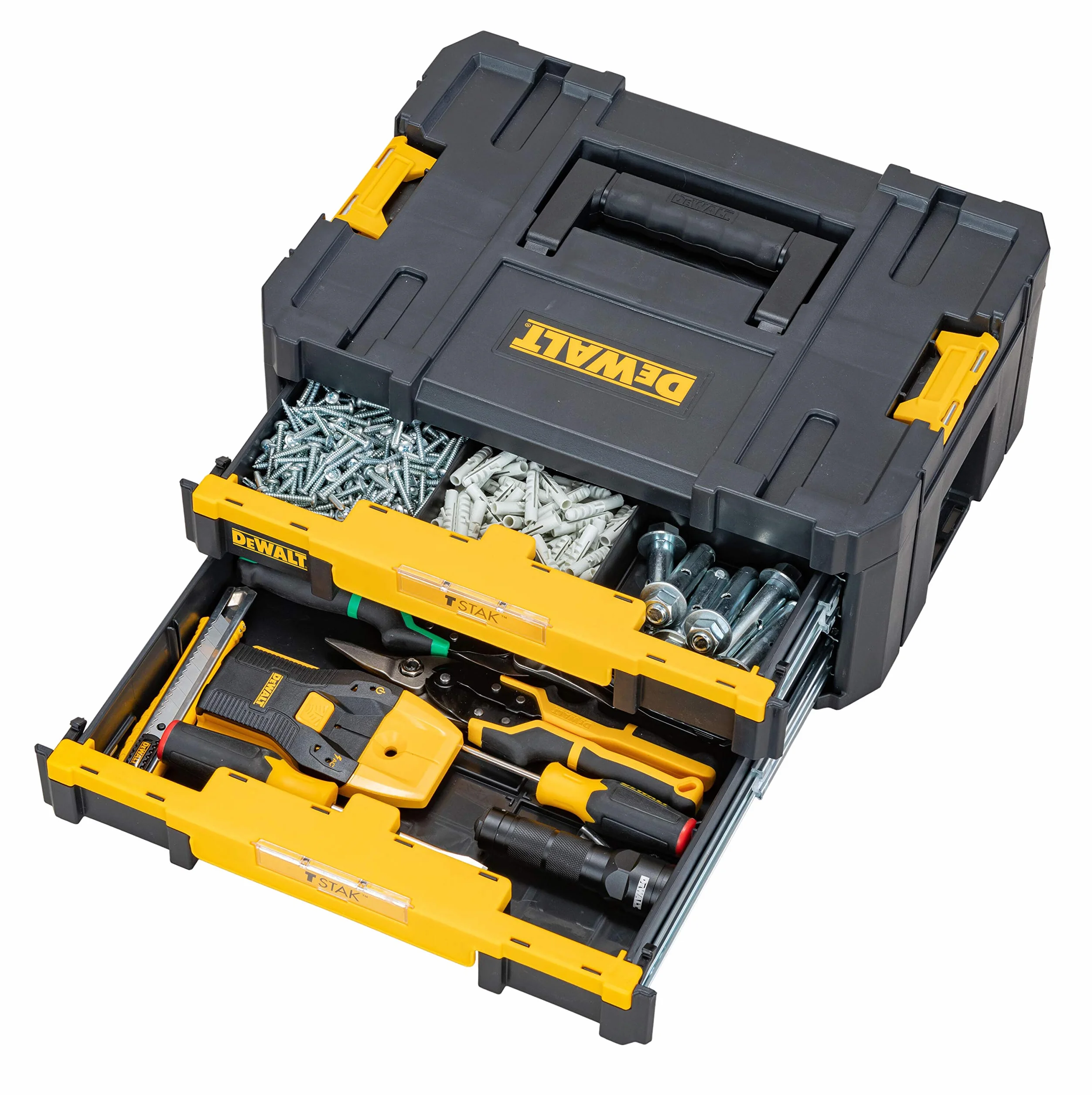 Dewalt Tstak-Box Iv Walizka Systemowa, Czarny/Żółty, 440 x 314 x 176 mm