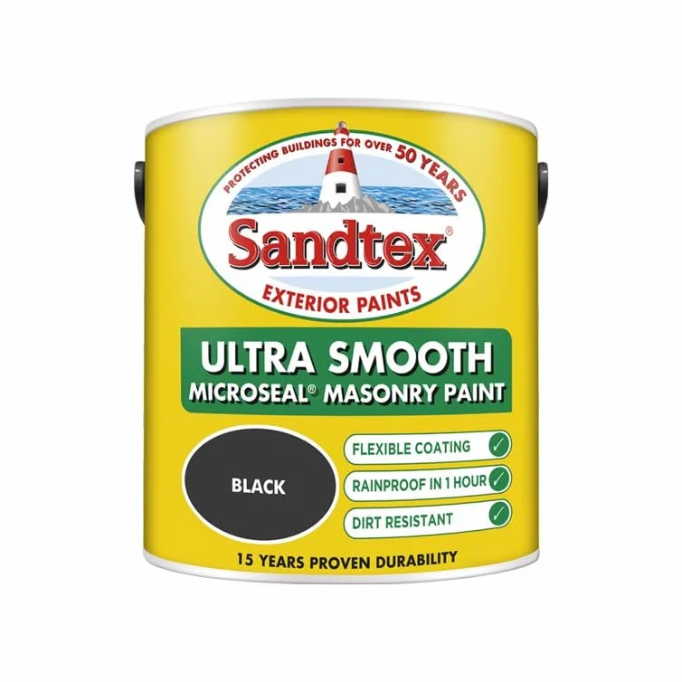 Sandtex Retail ultra gładki mur czarny 2,5 l