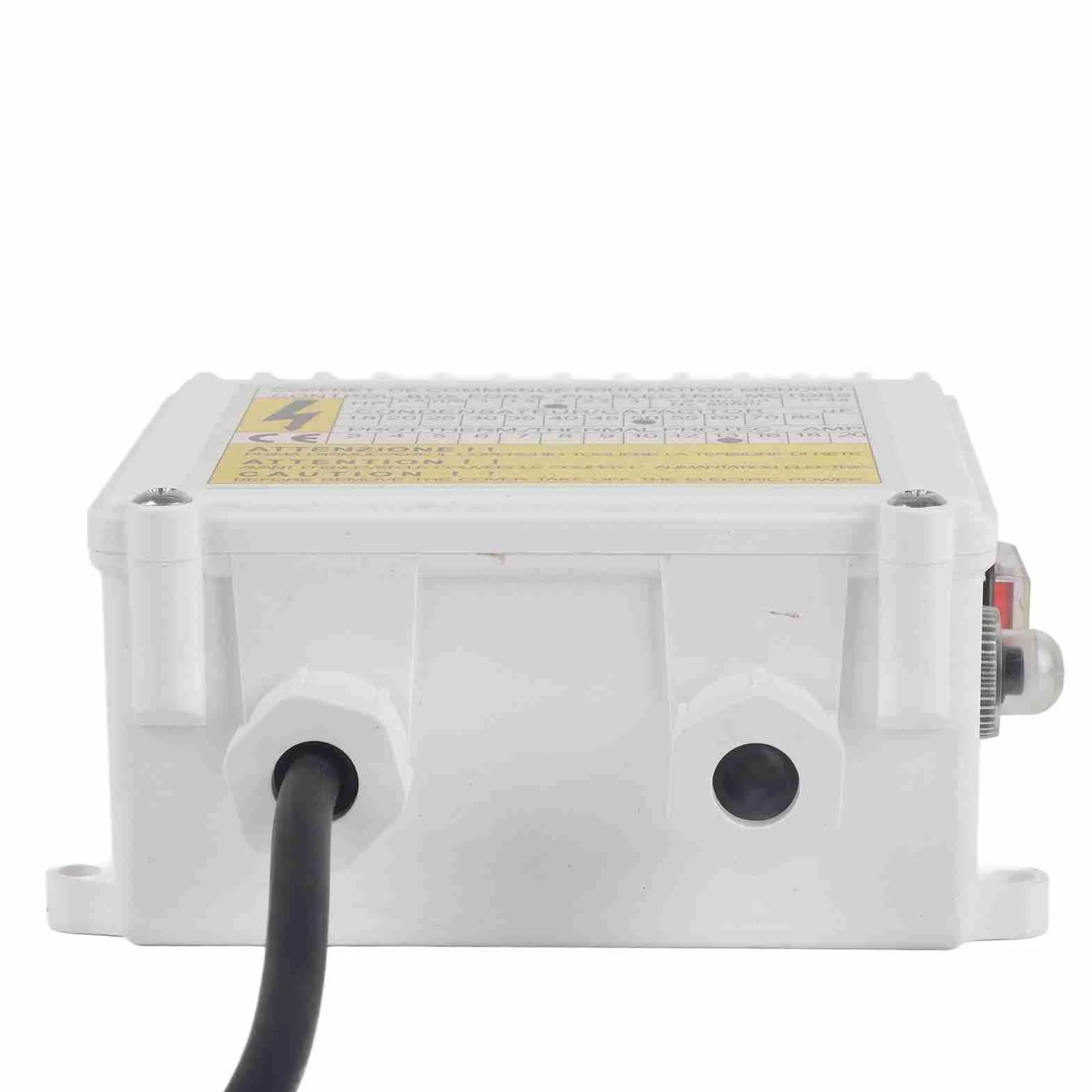 Kontroler Pompy Głębinowej, Skrzynka Sterownicza 1500W 220V, Zabezpieczenie Przeciwprzepięciowe, Materiał ABS i Miedź, Wtyczka EU