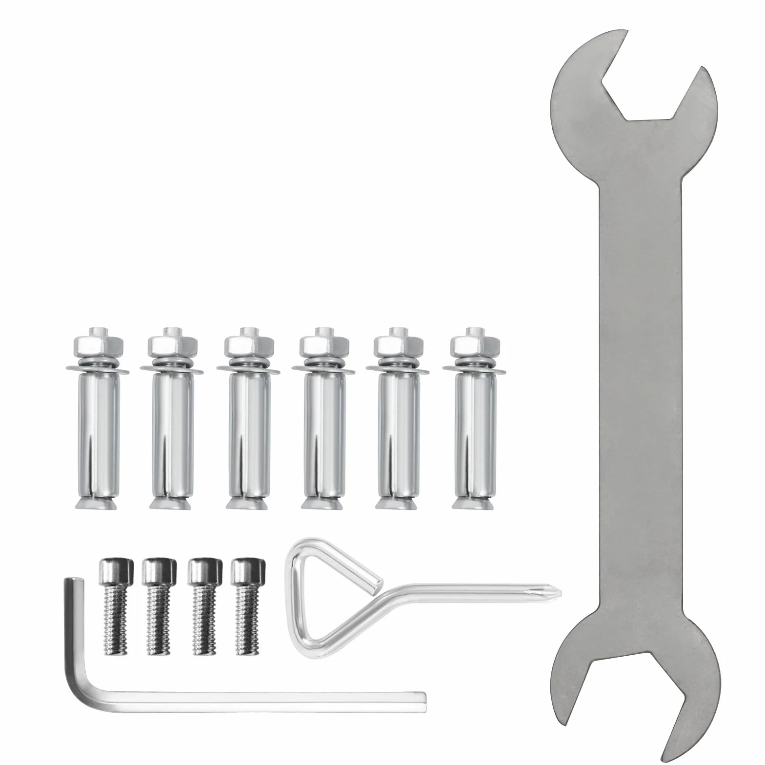 Happybuy Poręcz do schodów zewnętrznych, poręcz zewnętrzna, regulowana poręcz schodowa ze stali nierdzewnej, pogrubione balustrady schodowe do balustrady werandy, poręczy pokładowej