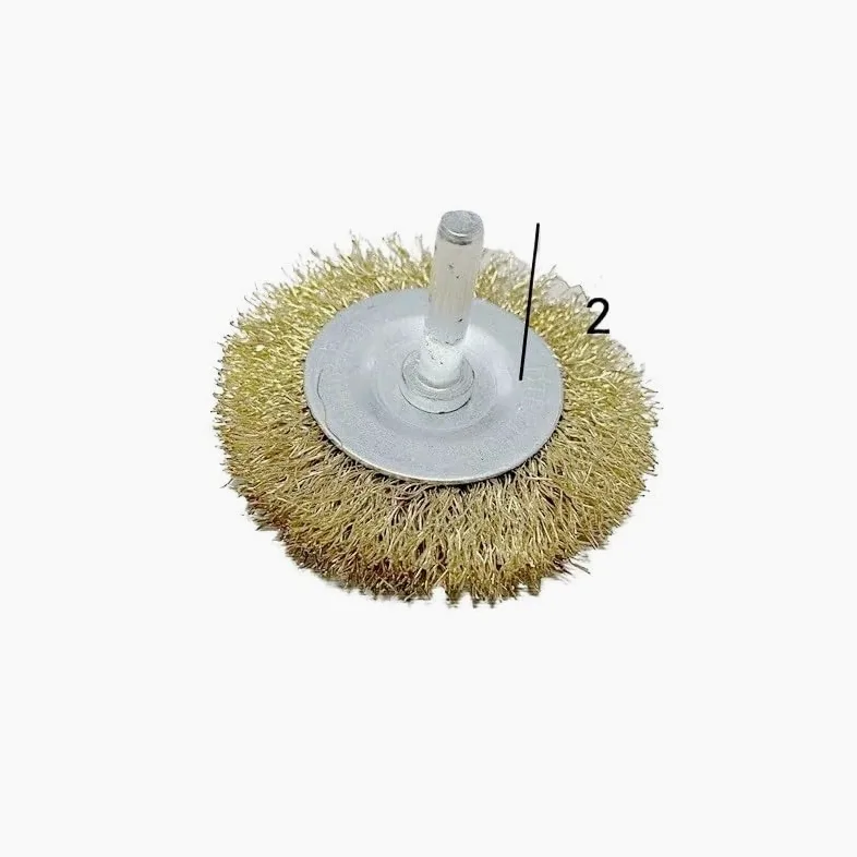 Tarcze szczotkowe z drutu, Zestaw szczotek garnkowych ze szczotką drucianą do usuwania polerowania w szlifierce matrycowej(Wheel Brush 65mm)