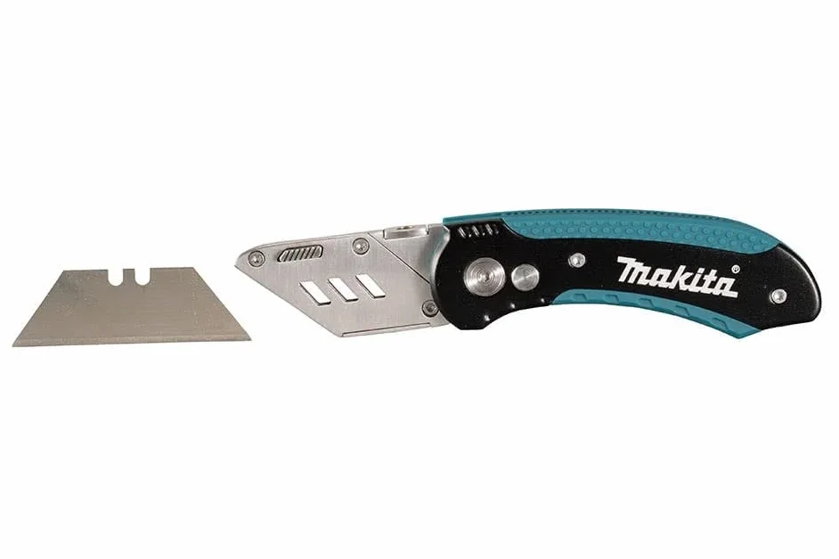 Makita Składany nóż użytkowy Quick Change z 10 ostrzami