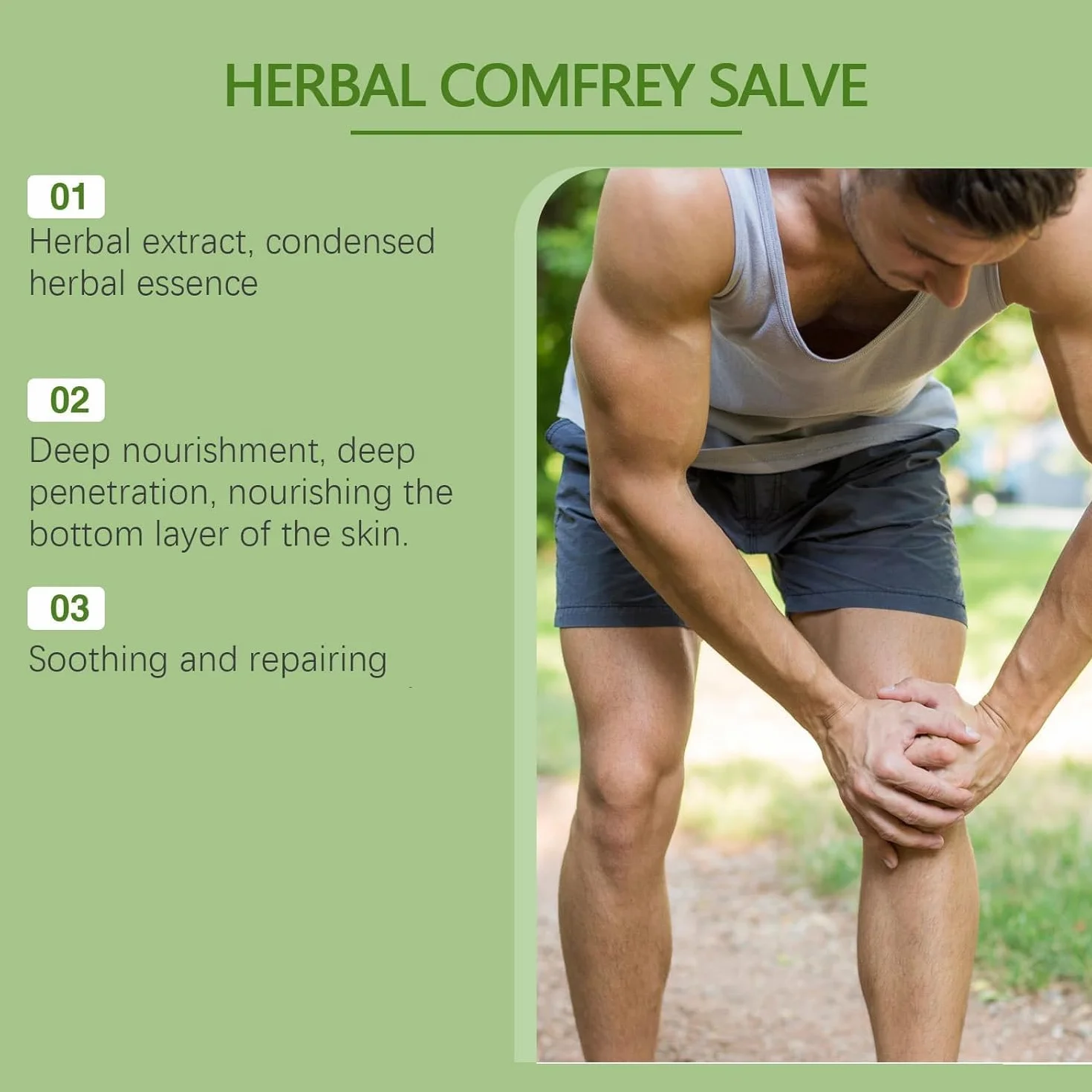 Cholig Organic Herbal Comfrey Salve 4oz, Skin Body Care (2 Szt.)