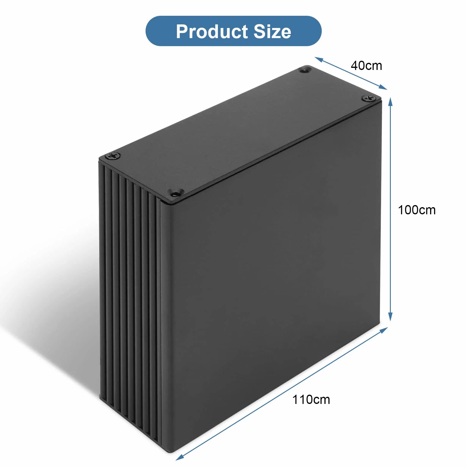 Aluminiowa skrzynka chłodząca, płytka drukowana, pudełko na instrumenty PCB DIY elektroniczna obudowa projektowa do produktów elektronicznych