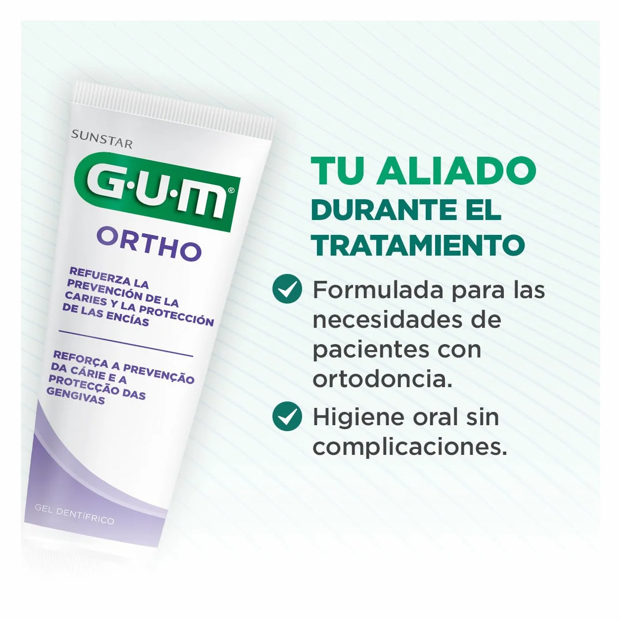 Gum ortho dentyfrico 75 ml