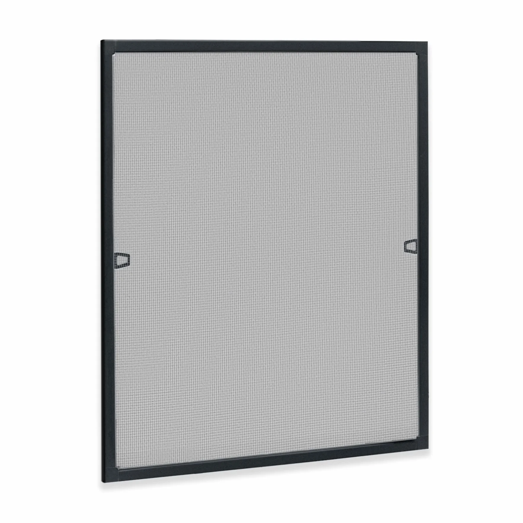 Froadp 120×140cm Siatka Przeciw Owadom na Okno z Białą Ramką Aluminiową Włókno Szklane Moskitiera Wysuwana na Kurz bez Wiercenia Wysuwana Siatka na Muchy dla Tarasów Balkonowych (Antracyt)