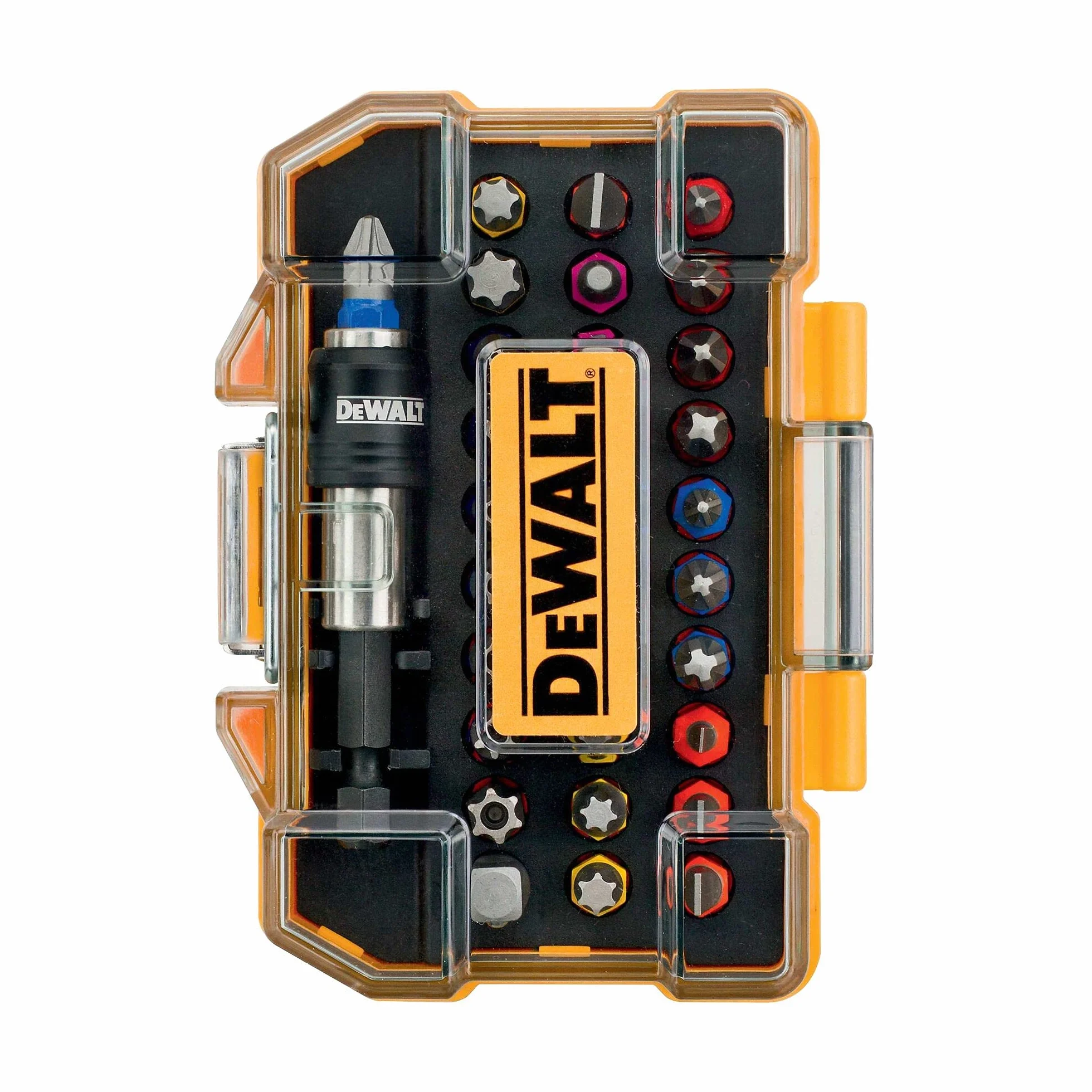 Dewalt DT71569-QZ Uniwersalny Zestaw Skrzynek Narzędziowych, Wielokolorowy & Zestaw Bitów/Końcówek Wkrętarskich DT7969 DeWalt (32 el.)