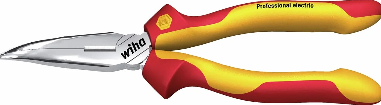 Wiha Szczypce płaskie okrągłe Professional electric 200 mm VDE 26729