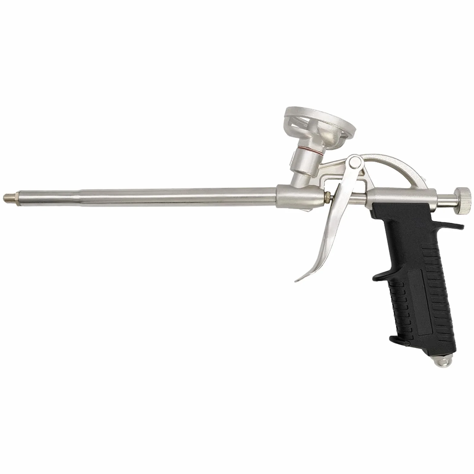 Profesjonalny pistolet piankowy PU z metalu, 31 cm, samoczyszczący, do pianki budowlanej i pianki montażowej, solidne wykonanie