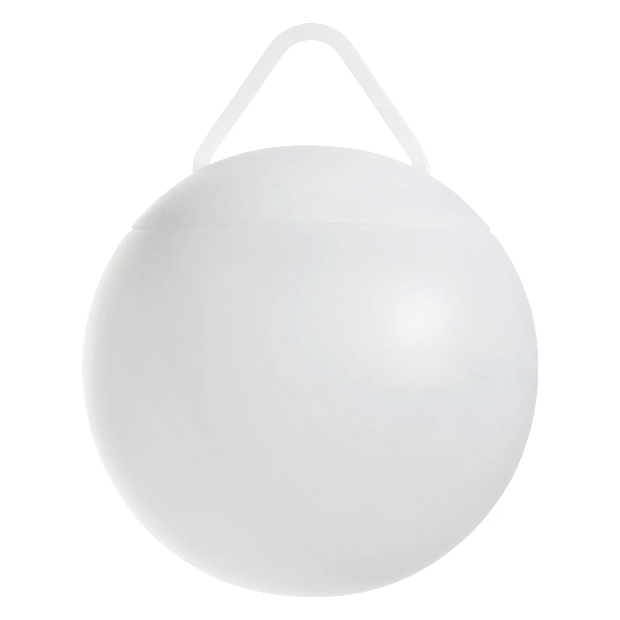 EGLO Poggiobello Kulista lampa LED do ogrodu, z pilotem, możliwość ściemniania, z ostrzem do wbijania w ziemię i zawieszenia, białe tworzywo sztuczne, zmiana kolorów RGB, IP44, Ø 20 cm
