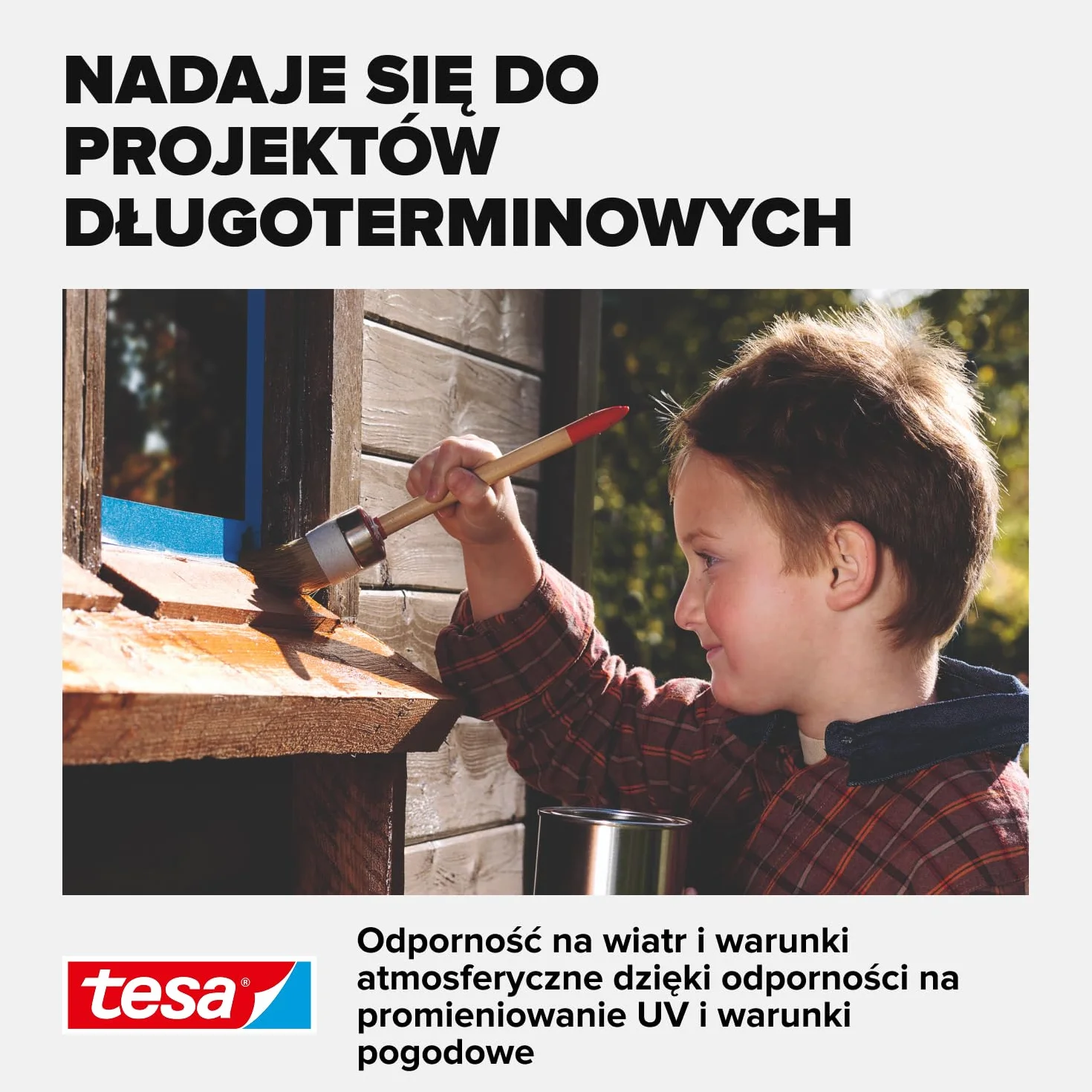 tesa Professional taśma malarska zewnętrzna - cienka taśma do precyzyjnego maskowania podczas malowania na zewnątrz, odporna na promieniowanie UV i inne czynniki atmosferyczne - 25m x 38mm
