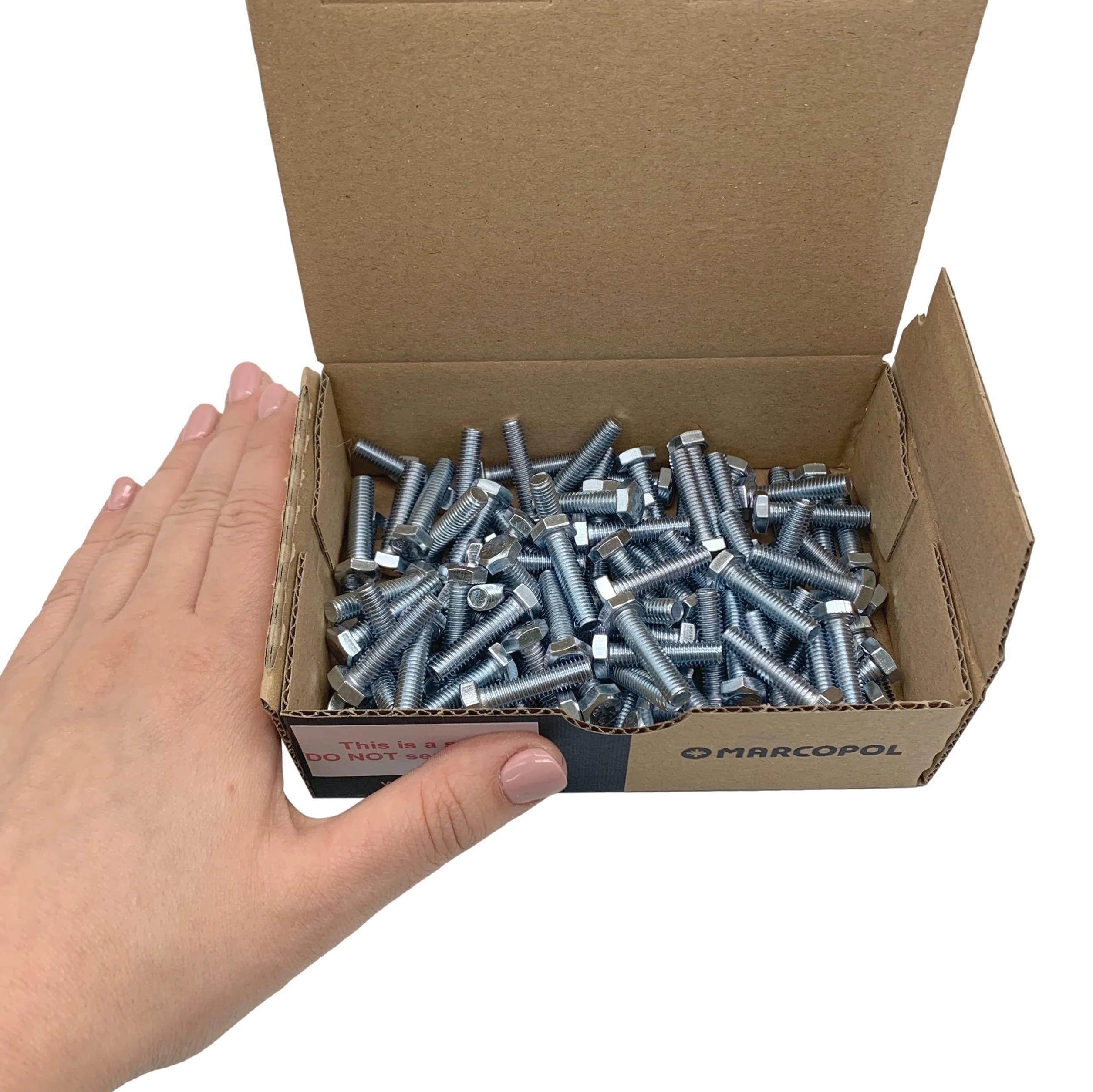 (100 sztuk) DIN 933 śruby sześciokątne ze stali ocynkowanej M6 x 25 mm 8,8 klasy, śruby sześciokątne, w pełni gwintowane, łba sześciokątna, śruba do kranu (100, M6 x 25 mm)