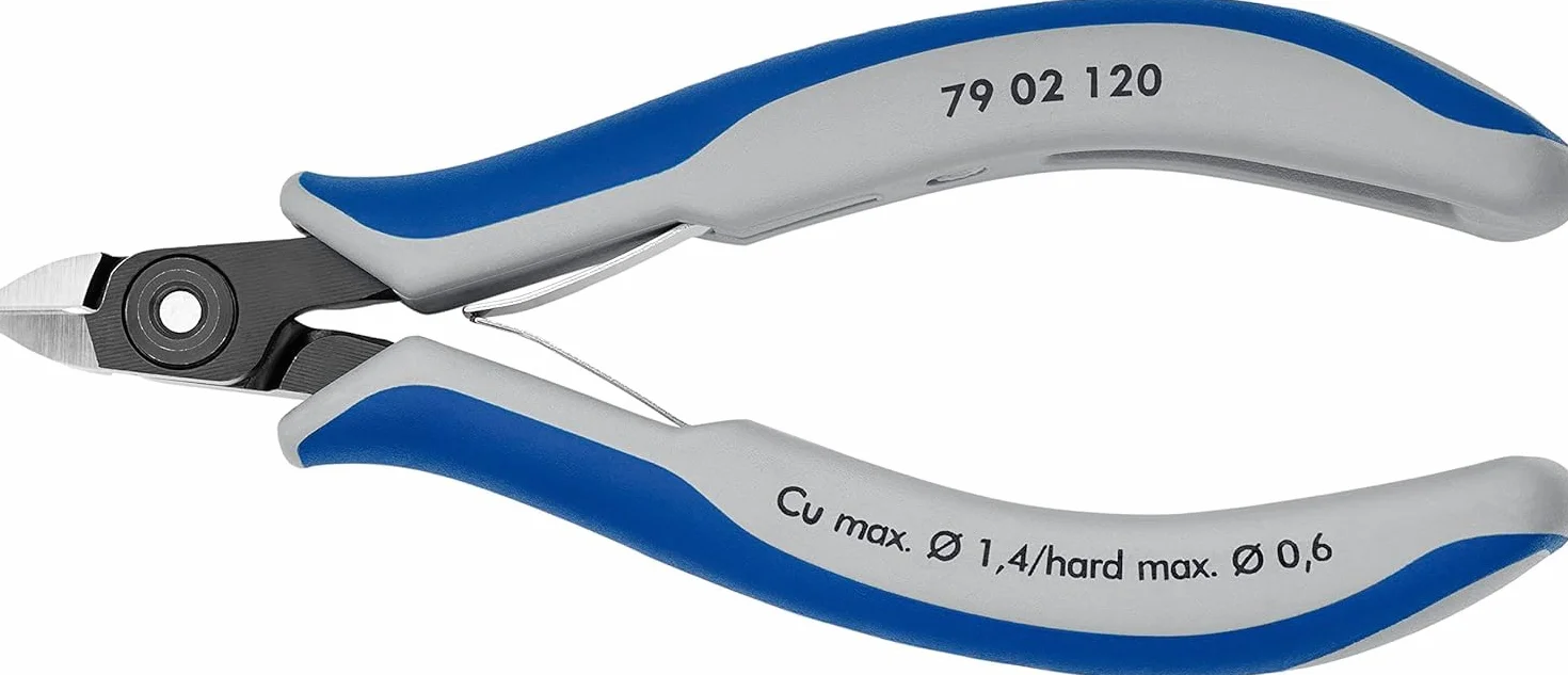 KNIPEX Precyzyjne szczypce tnące boczne 120 mm 79 02 120