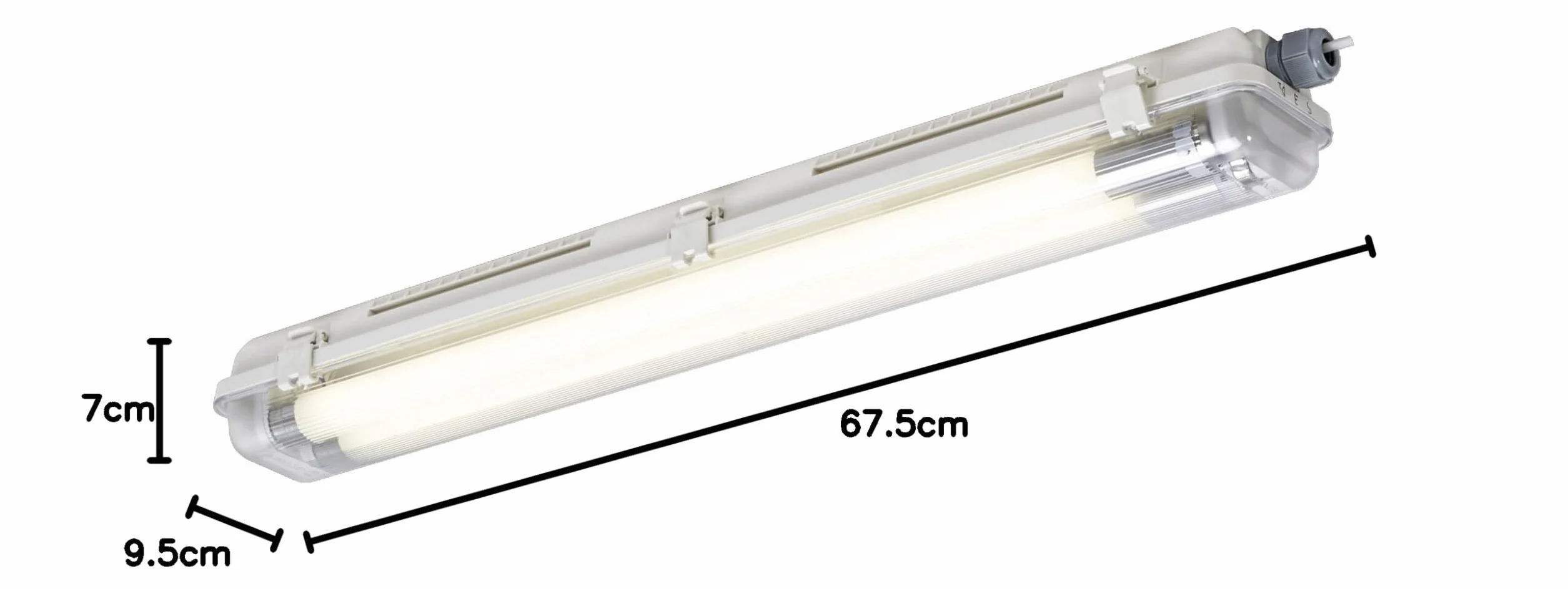 OSRAM SUBMARINE NATURE LOOP lampa LED odporna na wilgoć 14W 1600lm chłodna biel pyłoszczelna 40000h czujnik światła czujnik ruchu