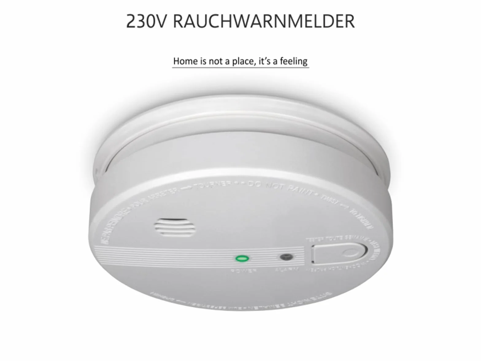 Zestaw 2 czujek dymu z przyłączem 230 V + akumulator rezerwowy, sygnał alarmu 85 dB