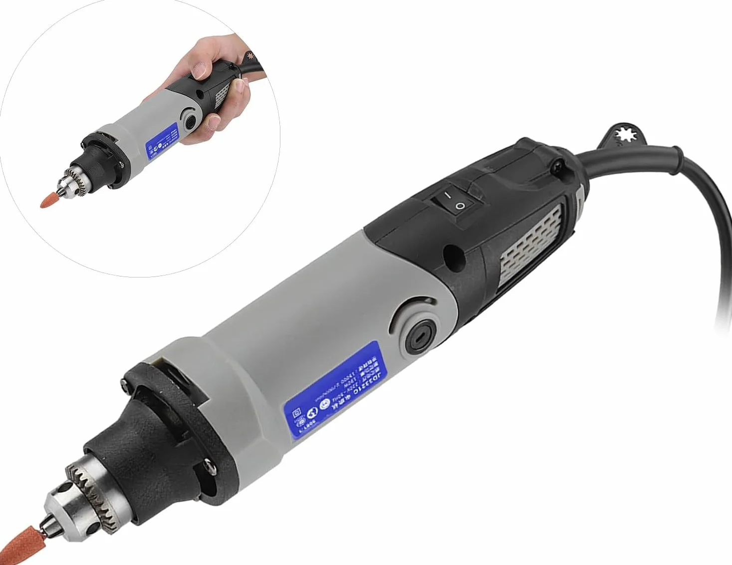 Elektryczne narzędzie obrotowe 400W Wielofunkcyjny Mini Szlifierka elektryczna zmienna regulacja prędkości do szlifowania polerowania Grawer Szlifierka UE 220V