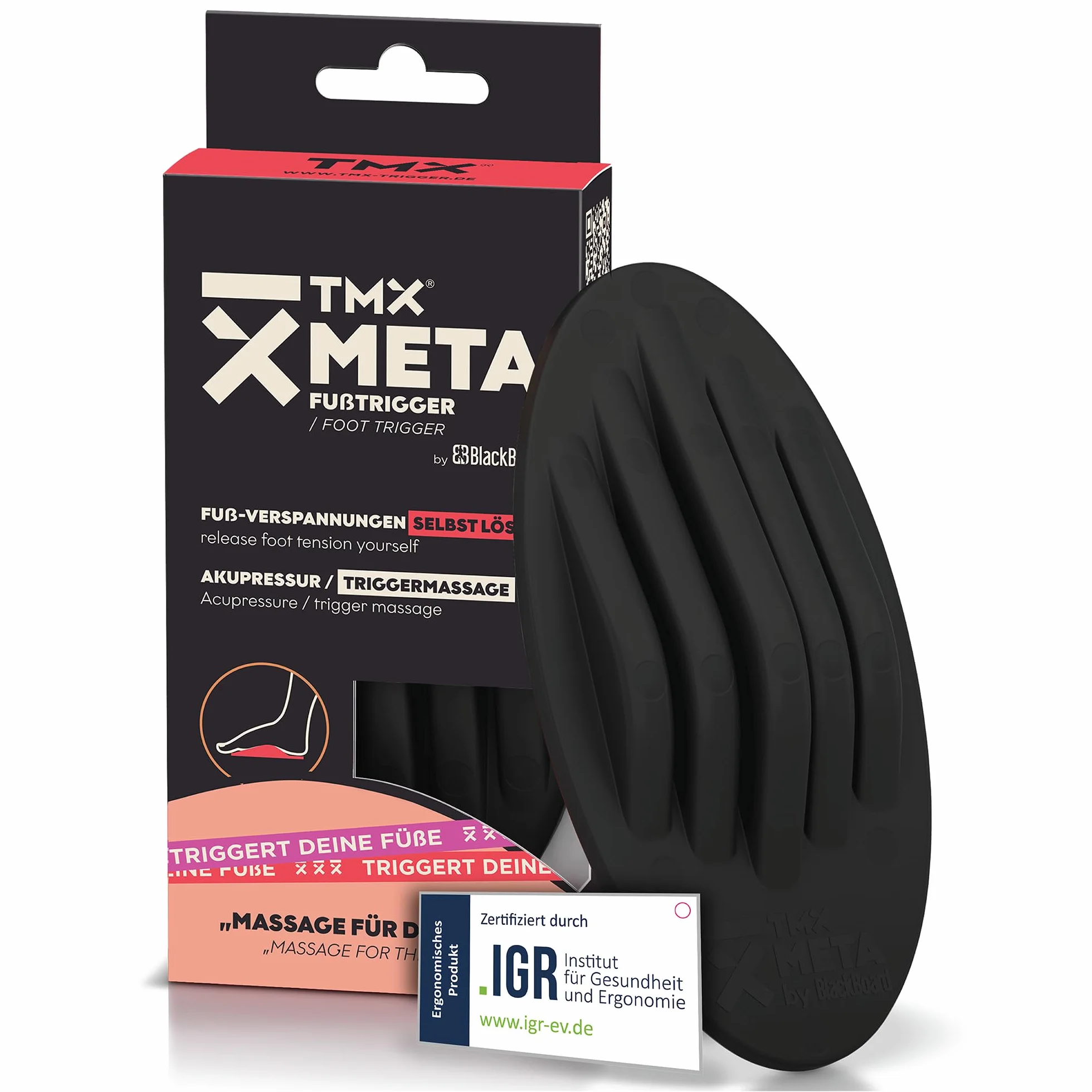 Blackboard TMX Trigger Meta mobilizer stóp, czarny, jeden rozmiar