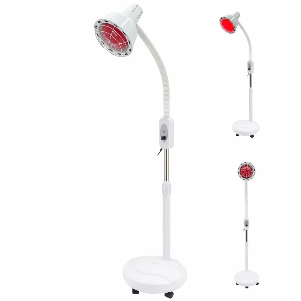 Lampa na podczerwień solux terapia czerwonym światłem lecznicza sollux grzewcza rozgrzewająca 275w mobilna podstawa L05