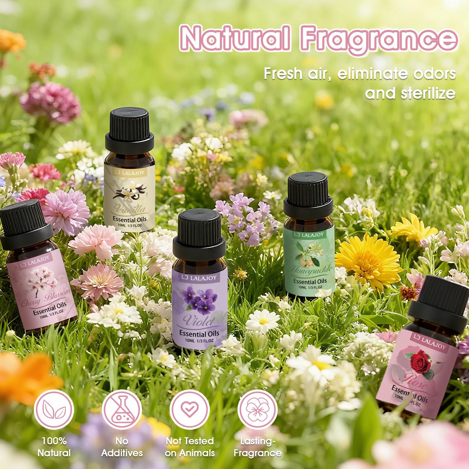 Kwiatowy zestaw olejków eterycznych do dyfuzora, naturalne aromaterapii, 12 x 10 ml, olejek zapachowy, zestaw prezentowy do produkcji mydła, produkcji świec, nawilżacza powietrza, SPA, prezent dla