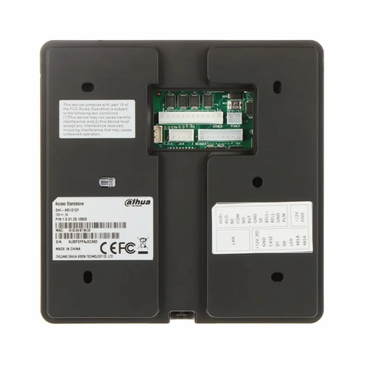 DAHUA ASI1212F LECTOR AUTÃ"NOMO LCD 2.8" TÁCTIL HUELLA+PIN+zdalny+TARJETA MIFARE